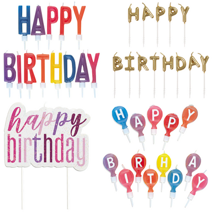 Collection image for: Happy Birthday Kaarsen