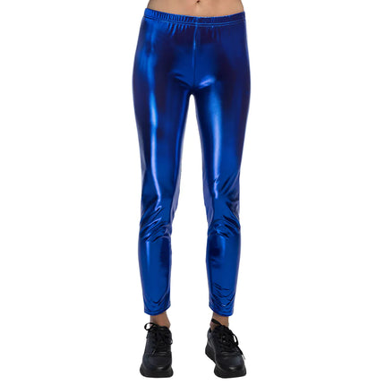 Legging Metallic Donkerblauw