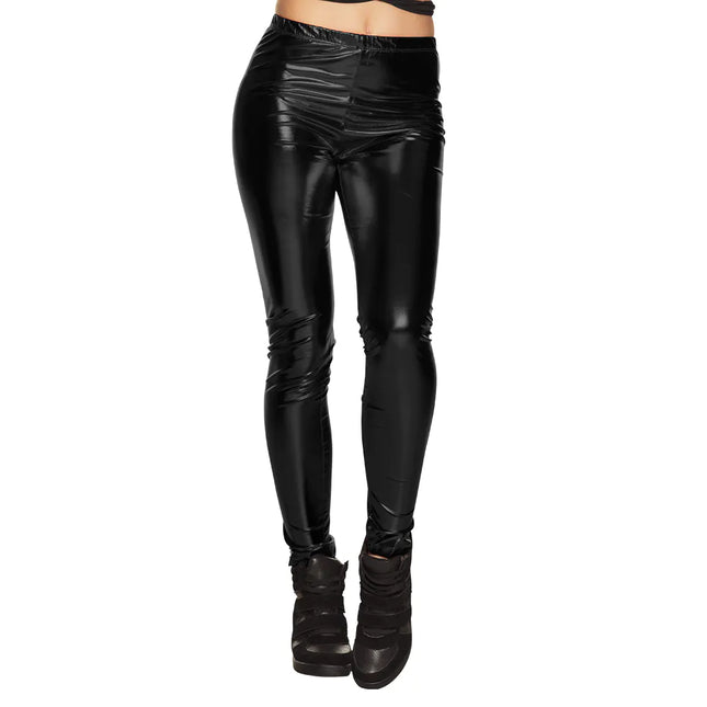 Legging Metallic Zwart