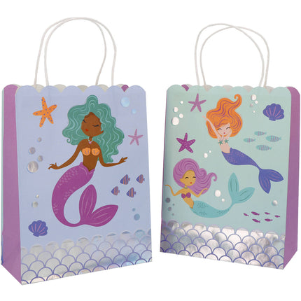 Geschenktasjes - Mermaid Magic - 20 x 27 cm - 6 stuks