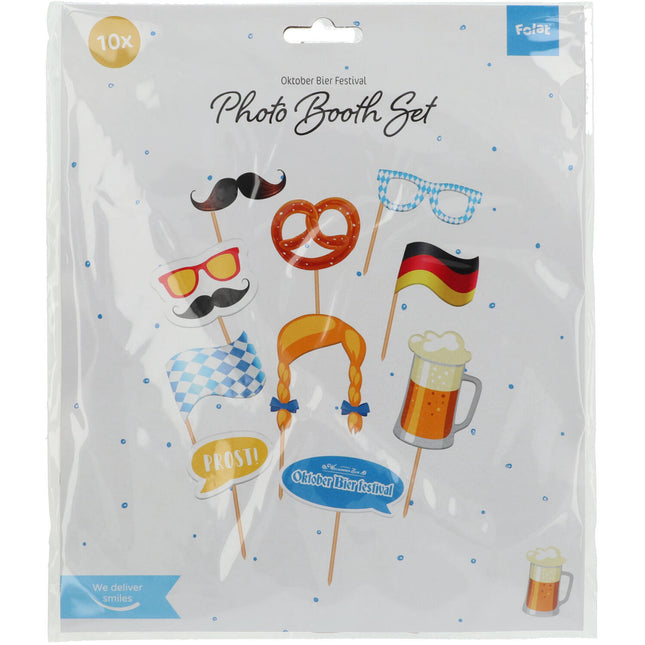 Oktoberfest Photobooth Accessoires 10st