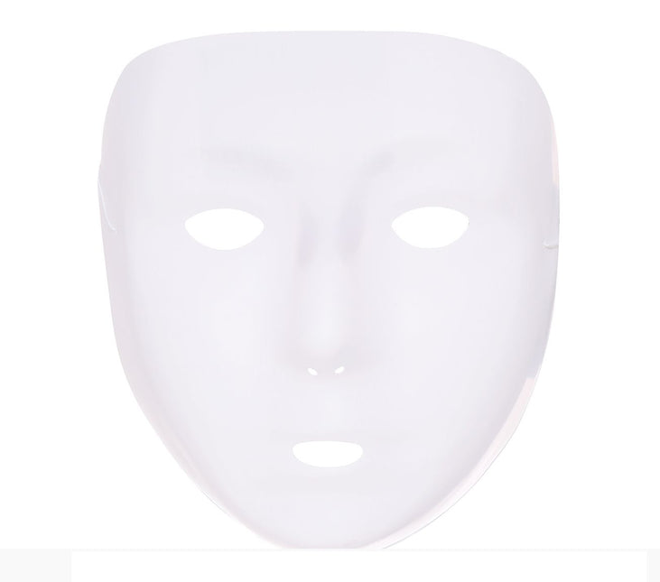 Halloween Wit Gezichtsmasker