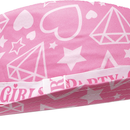 Party girls pink summer hat, adults