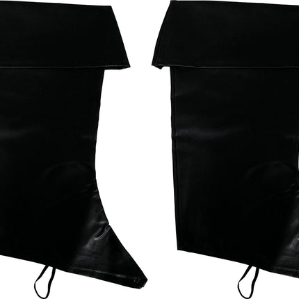 Black boot covers 50 cm, children