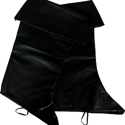 Black boot covers 50 cm, children