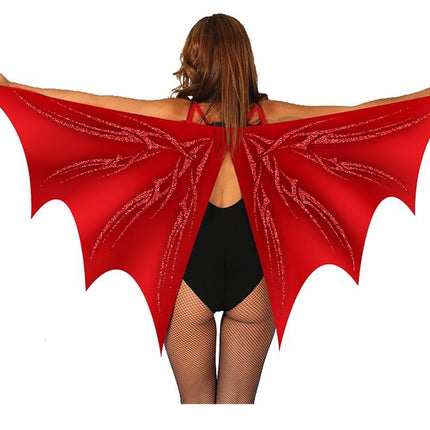 Halloween Vleugels Rood 1,7m