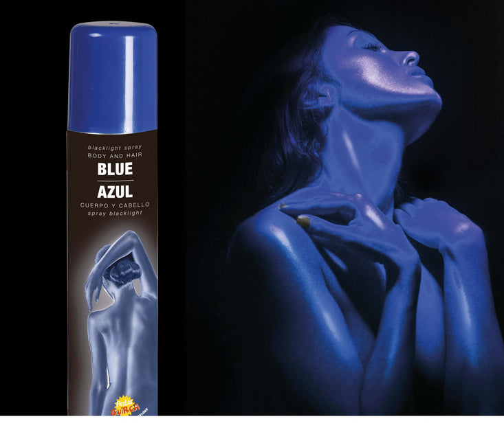 Hair and Body Spray UV Blauw 75ml