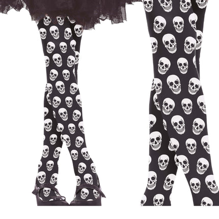 Halloween Legging Doodshoofd Meisje