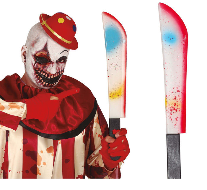 Halloween Machete Meerkleurig 54cm