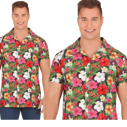 Hawaii Blouse Heren Bloemen