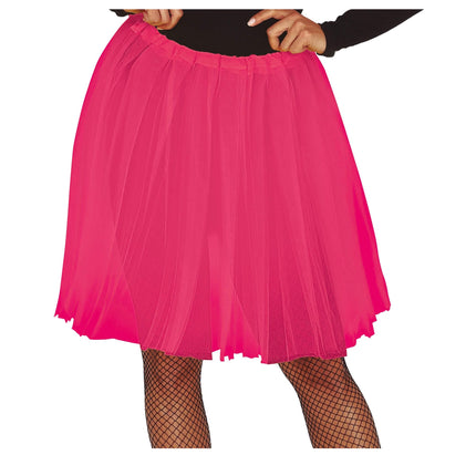 Fuchsia Tutu Dames 60cm