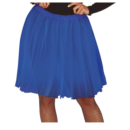 Donkerblauwe Tutu Dames 60cm