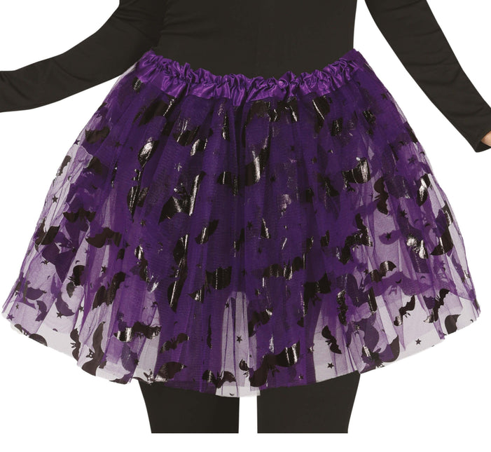 Halloween Tutu Paars 40cm