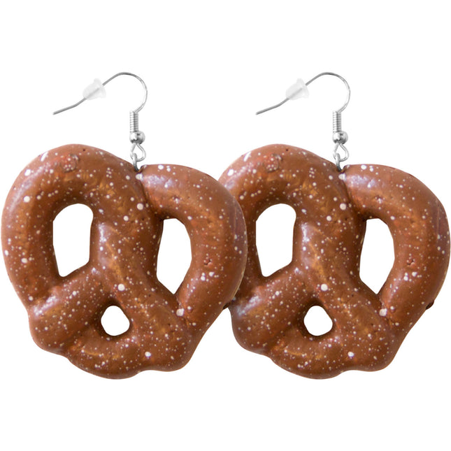 Oktoberfest Oorbellen Pretzels