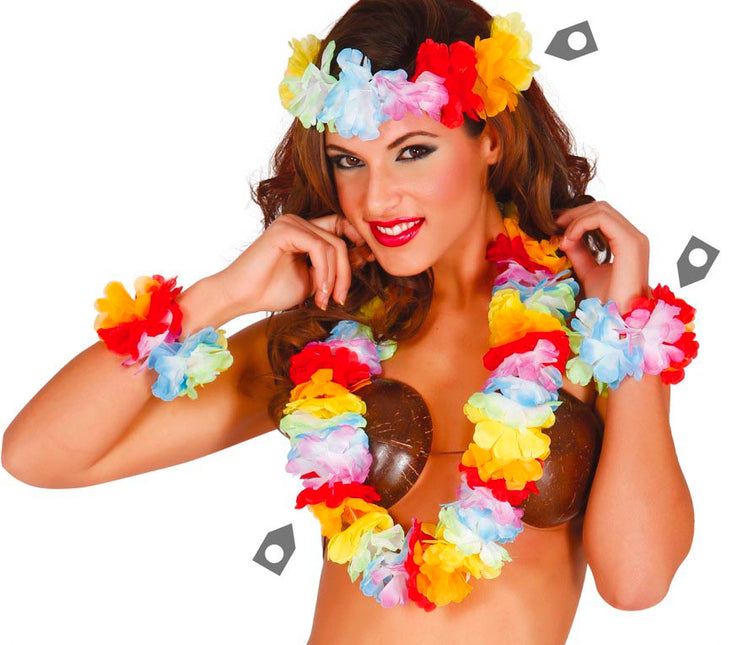 Hawaii Krans Set Deluxe 3 delig