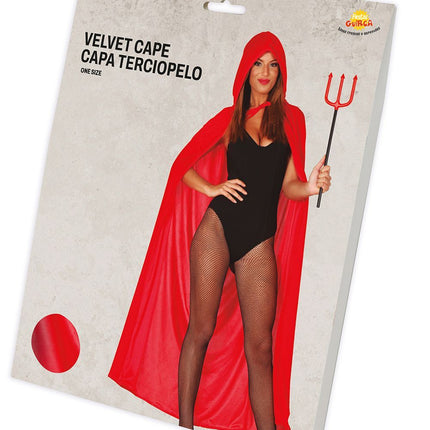 Halloween Cape Kap Rood 1,3m