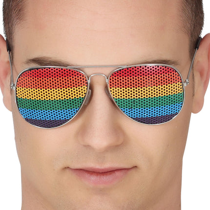 Bril Regenboog Aviator