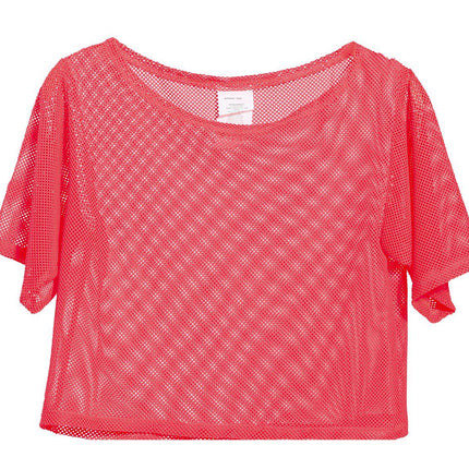 Visnet T/shirt Neon Roze Kort L