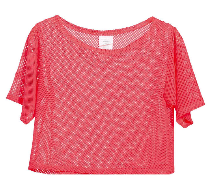 Visnet T/shirt Neon Roze Kort L