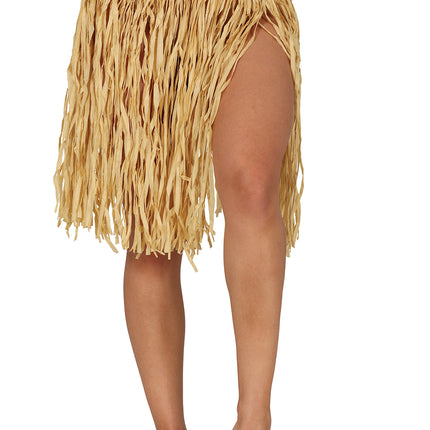 Hawaian straw skirt 40 cms, adult