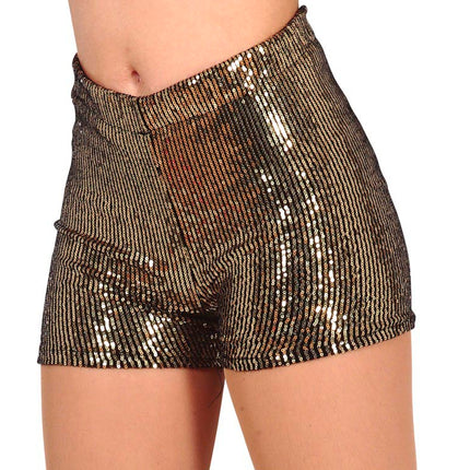 Gouden Glitter Broek L