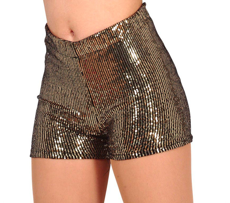 Gouden Glitter Broek L