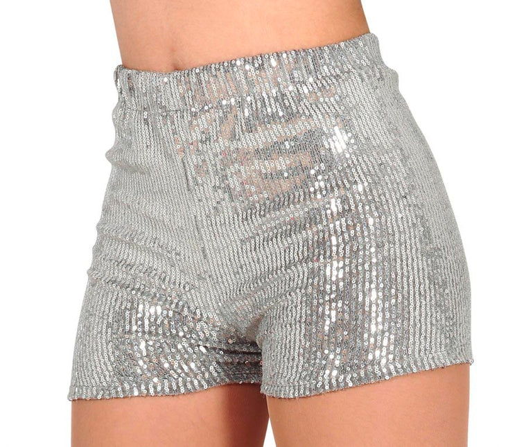 Zilveren Glitter Broek L