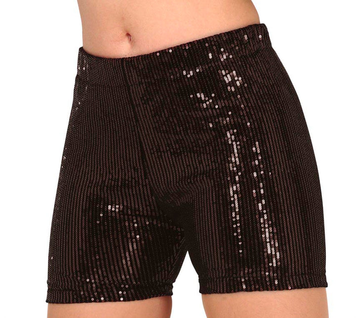 Zwarte Glitter Broek L