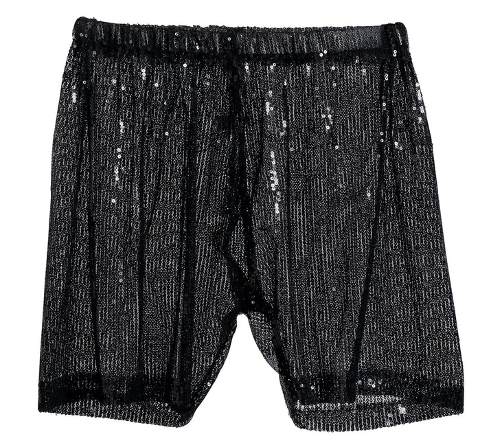 Zwarte Glitter Broek L