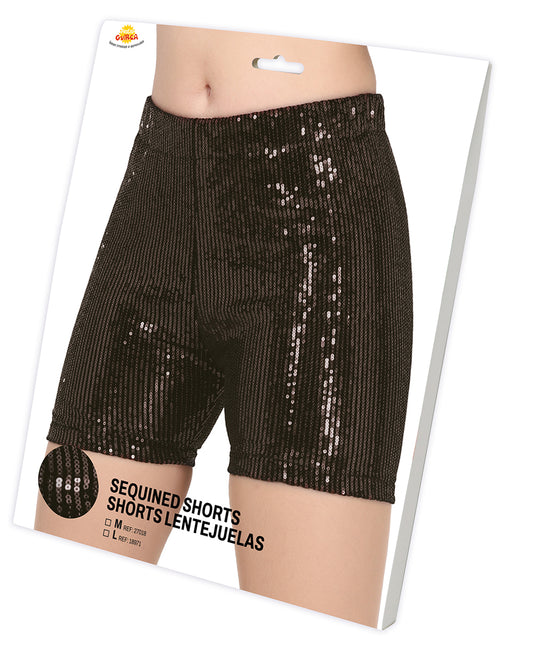 Zwarte Glitter Broek L