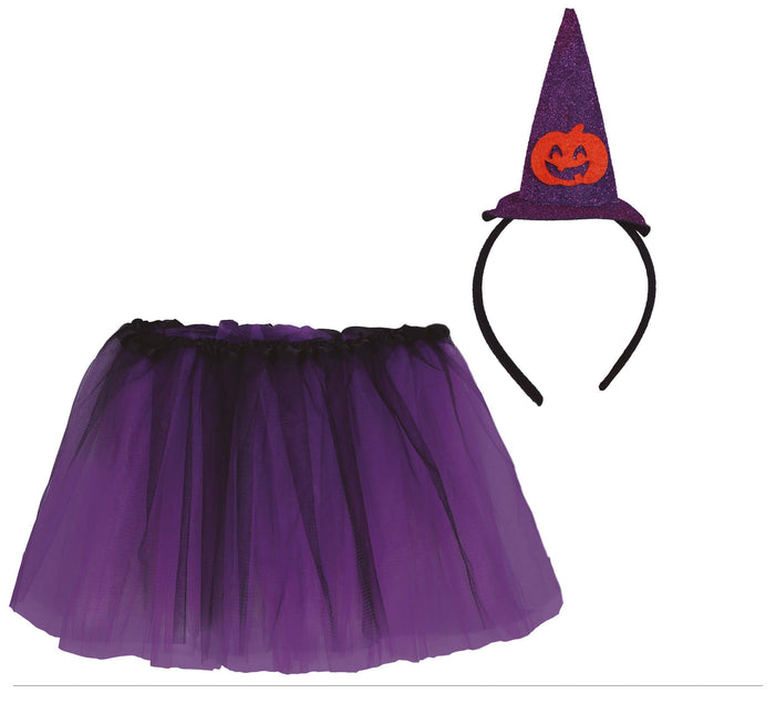 Halloween Verkleedset Meisje Heks 30cm