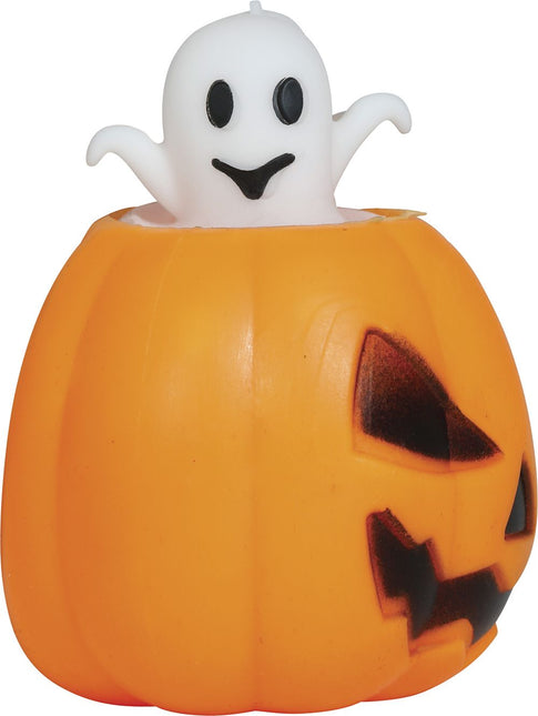 Halloween Uitdeelcadeautjes Spook Pompoenen 5cm 12st