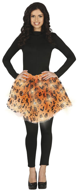 Halloween Tutu Oranje Dames 40cm