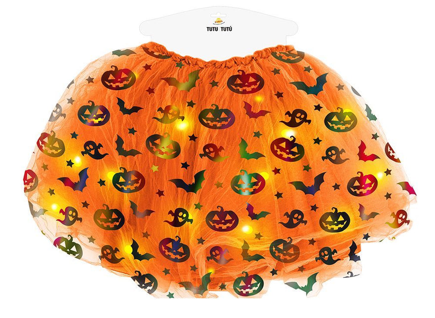 Halloween Tutu Oranje Dames 40cm