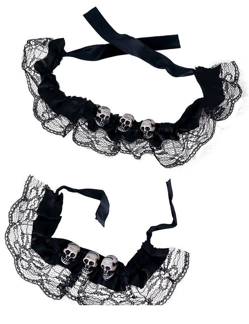 Halloween Armband En Choker Doodskop