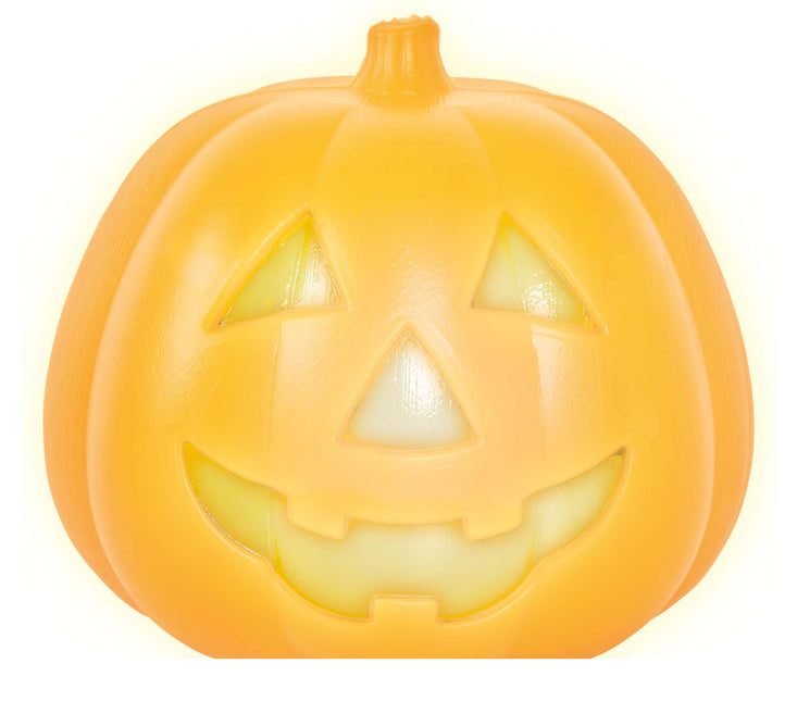 Halloween Pompoen met Licht 15cm