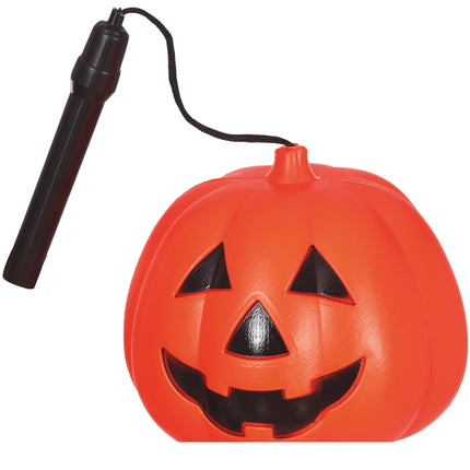 Halloween Pompoen Lampion met Licht 10cm