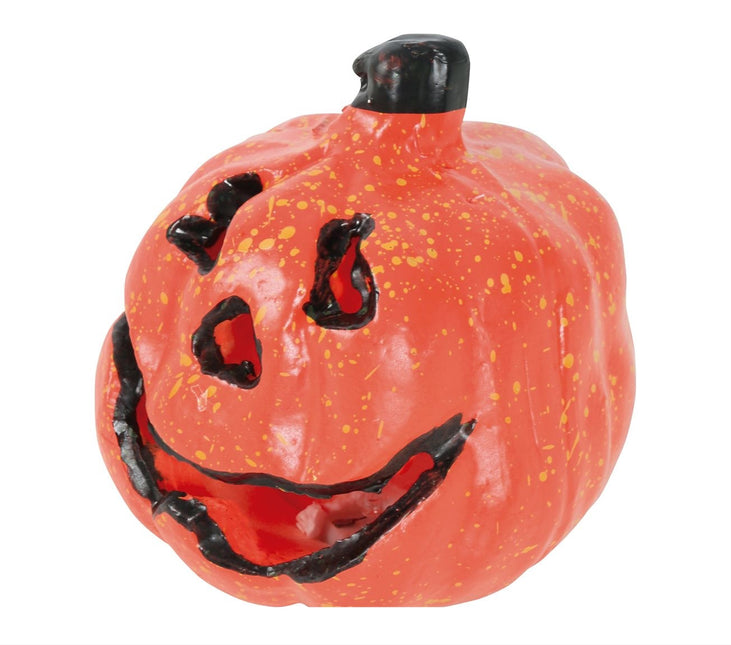 Halloween Pompoen Deluxe met Licht 15cm