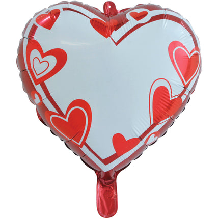 Beschrijfbare Hart Folieballon 45cm