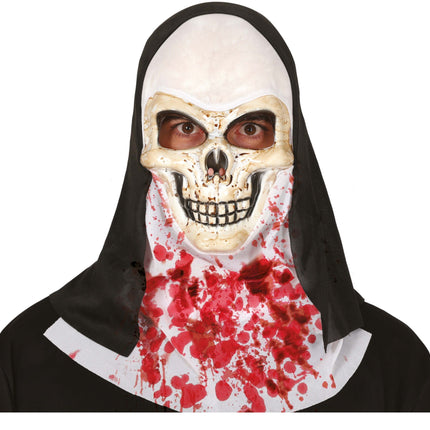 Halloween Masker Schedel Met Bloed