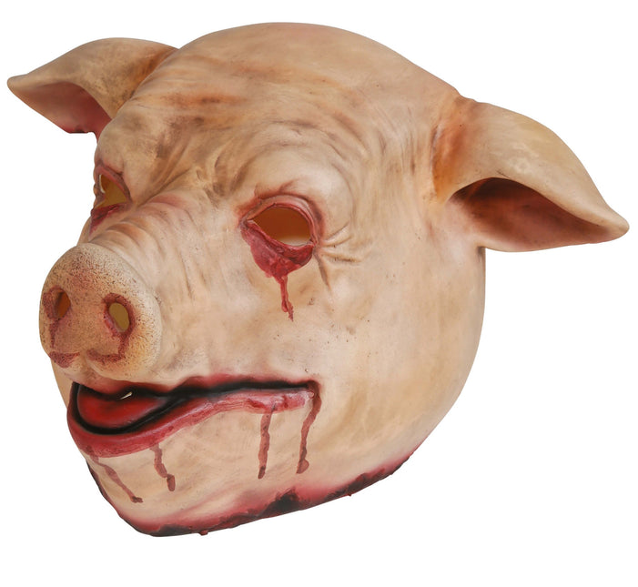 Halloween Masker Rood Roze Varken