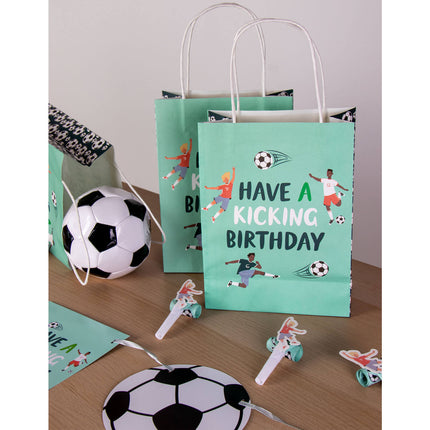 Geschenktasjes - Fantastic Football - 20 x 27 cm - 6 stuks