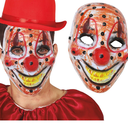 Halloween Clowns Masker Gaatjes