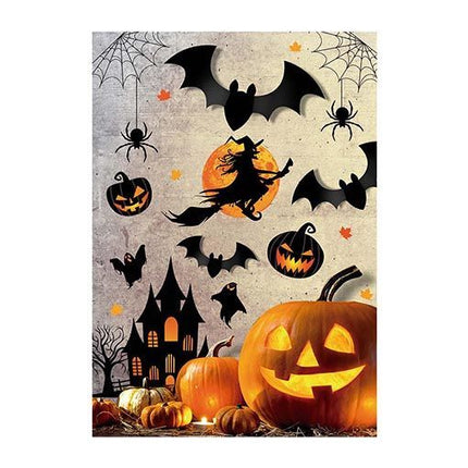 Halloween Wanddecoratie Heks 80cm