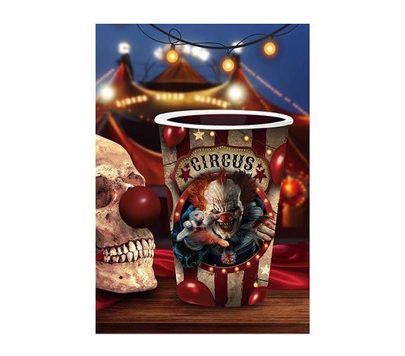 Halloween Bekers Clown 355ml 6st