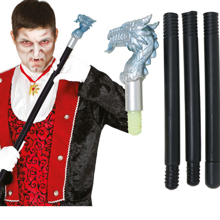 Halloween Staf Draak 90cm