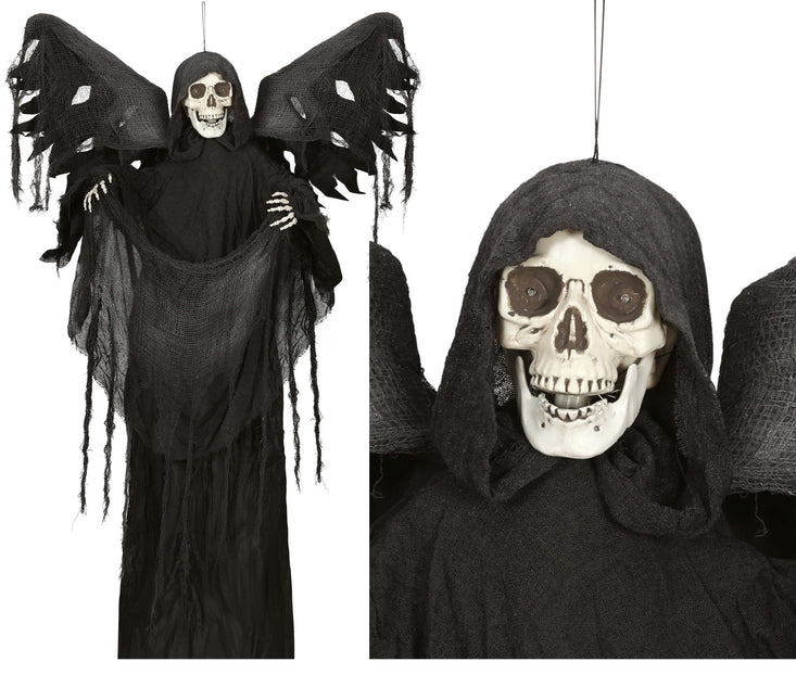 Halloween Hangdecoratie Skelet Met Licht En Geluid 1,6m