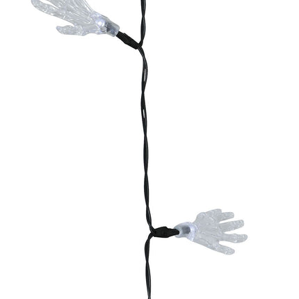 Halloween Lichtslinger LED Skelet Hand 1,15m