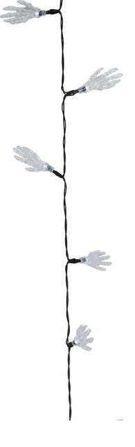 Halloween Lichtslinger LED Skelet Hand 1,15m