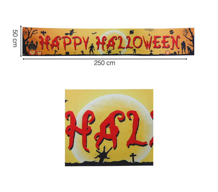 Halloween Hangdecoratie Happy Halloween 2,9m